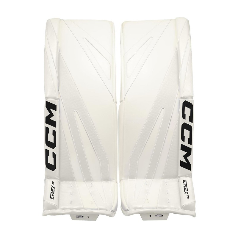 CCM Goalie Leg Pads EFLEX 7.5 Sr White