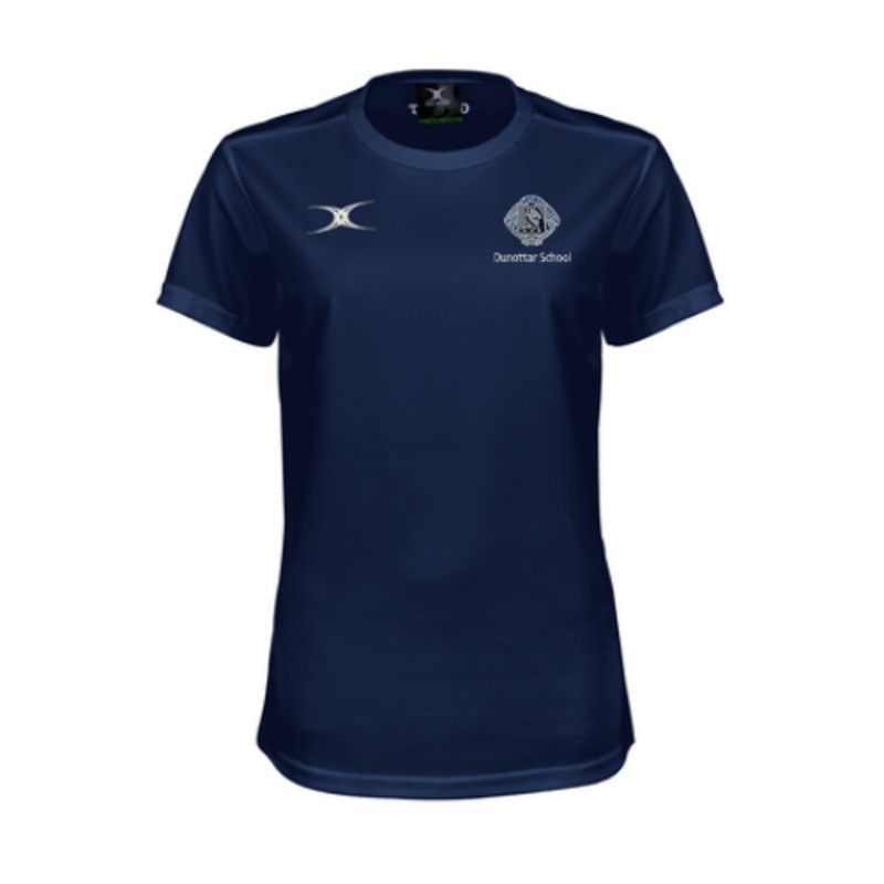 Dunottar Senior Sport Women’s Dark Navy Photon II Short Sleeve T-Shirt