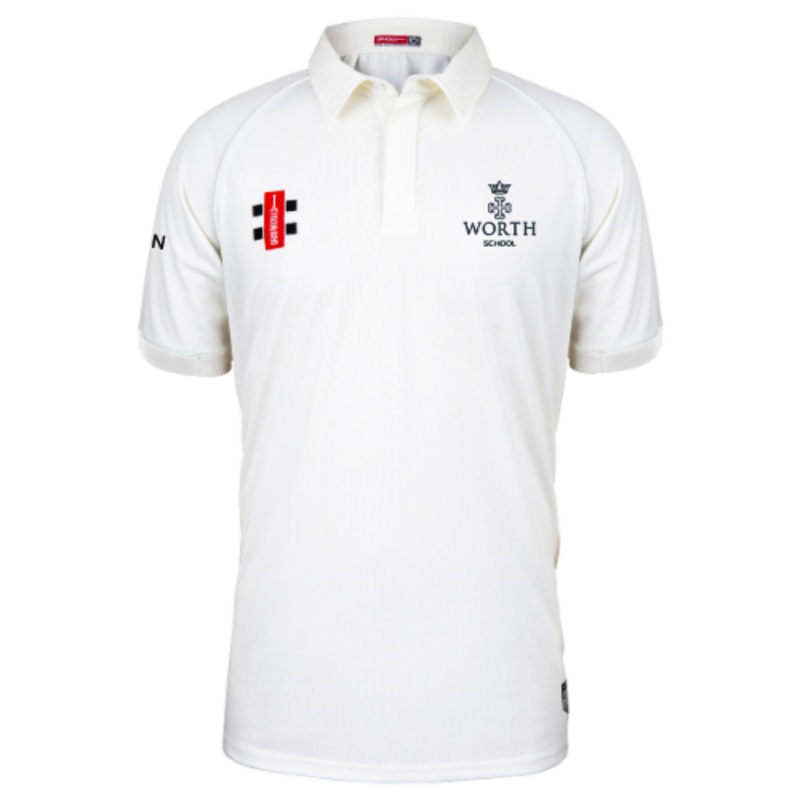 Worth School Adult’s Ivory Matrix V2 S/S Shirt-Senior (INITIALS OPTIONAL)