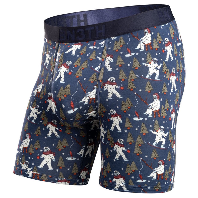 Classic Boxer Brief – Winter Wonderland Dark Navy