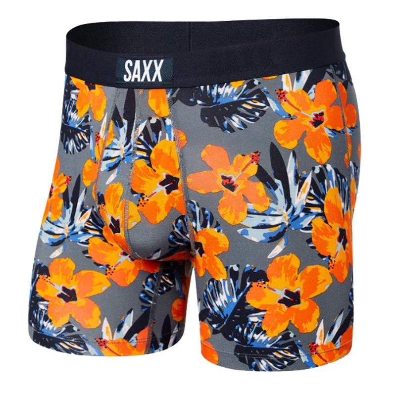 Saxx Vibe Boxers – Solar Hibiscus