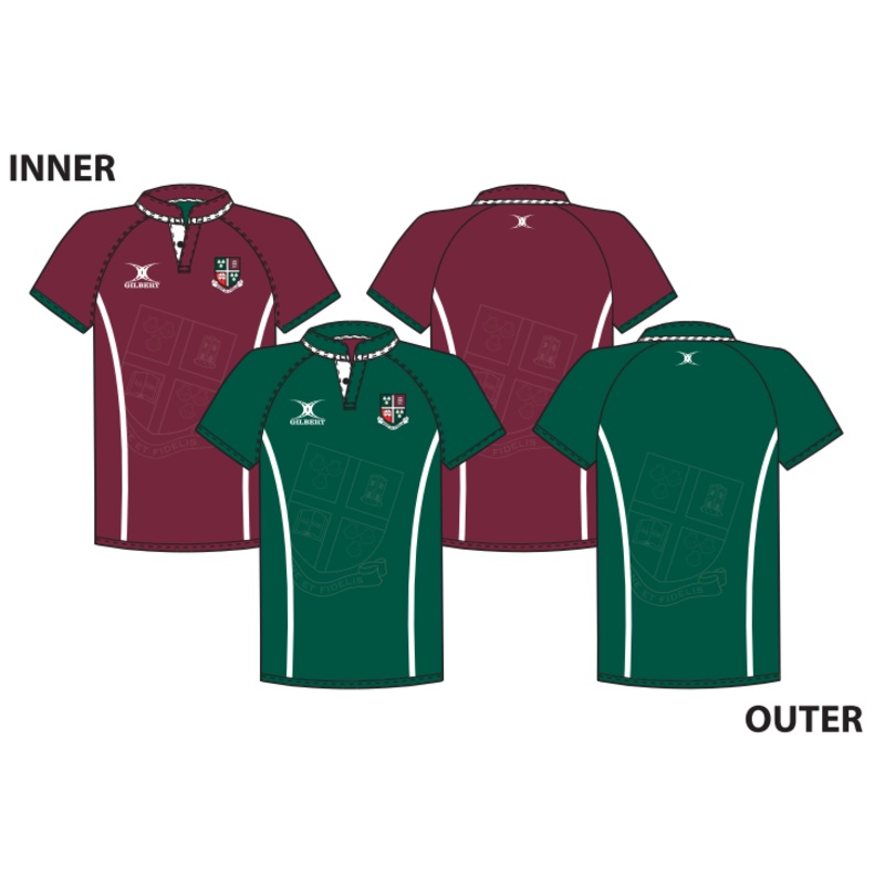 Woodhouse Grove School Adult’s Maroon Std Reversible S/S Shirt