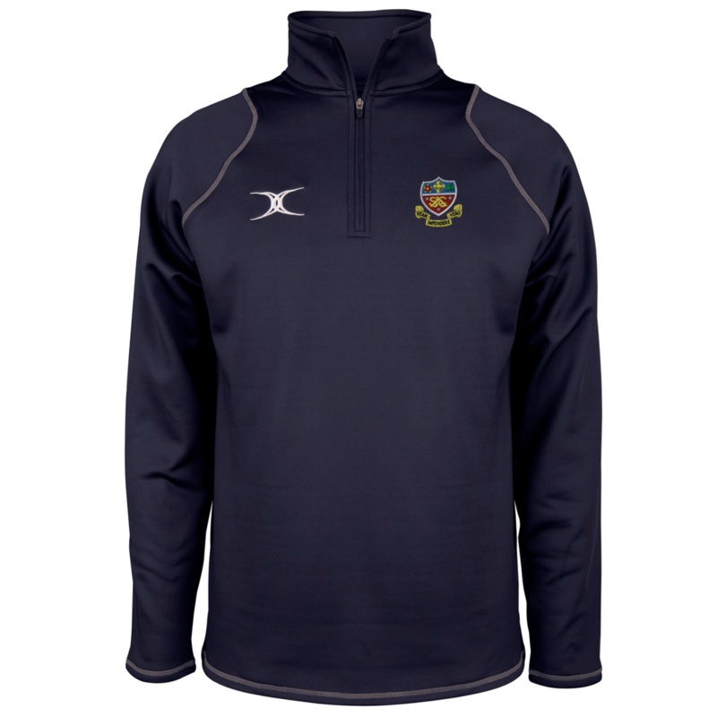 St Ambrose College Senior’s Dark Navy Quest Mens 1/4 Zip Fleece