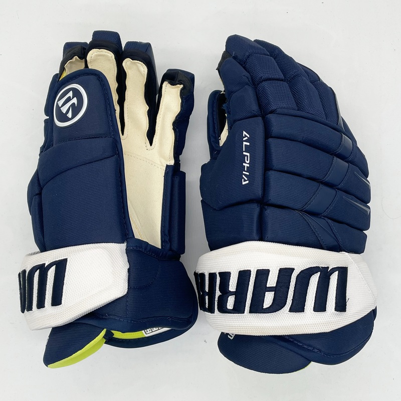 Warrior Alpha DX – NHL Pro Stock Glove – Erik Johnson (Navy)