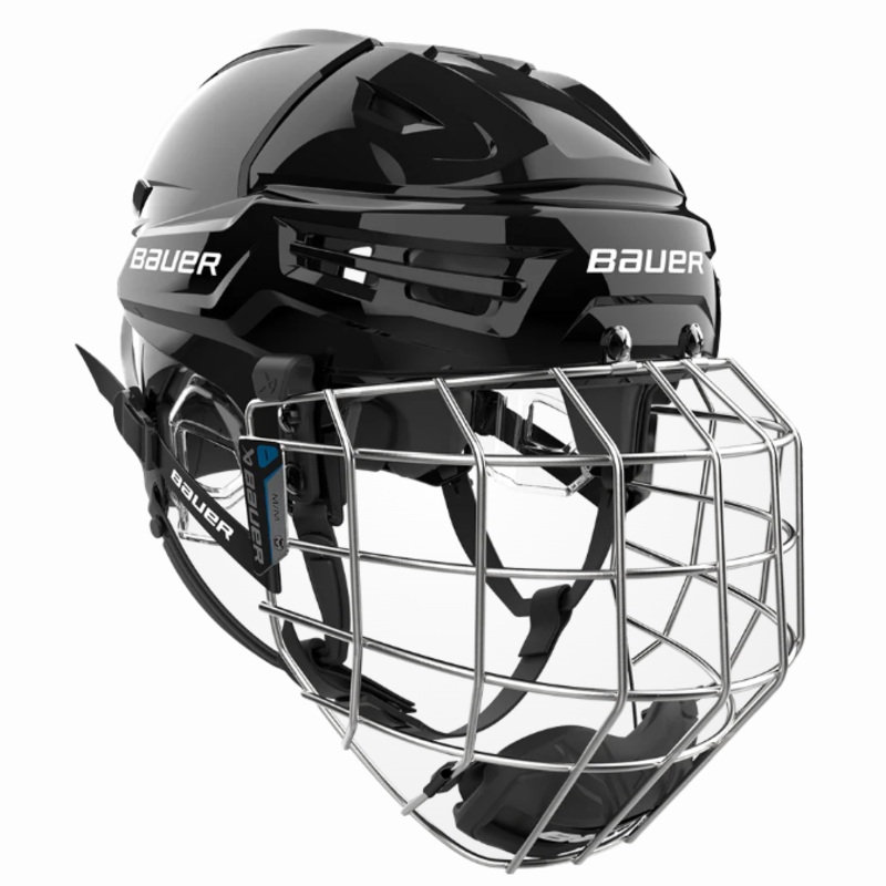 Bauer Re-Akt 70 Helmet Combo – Black (Retail)