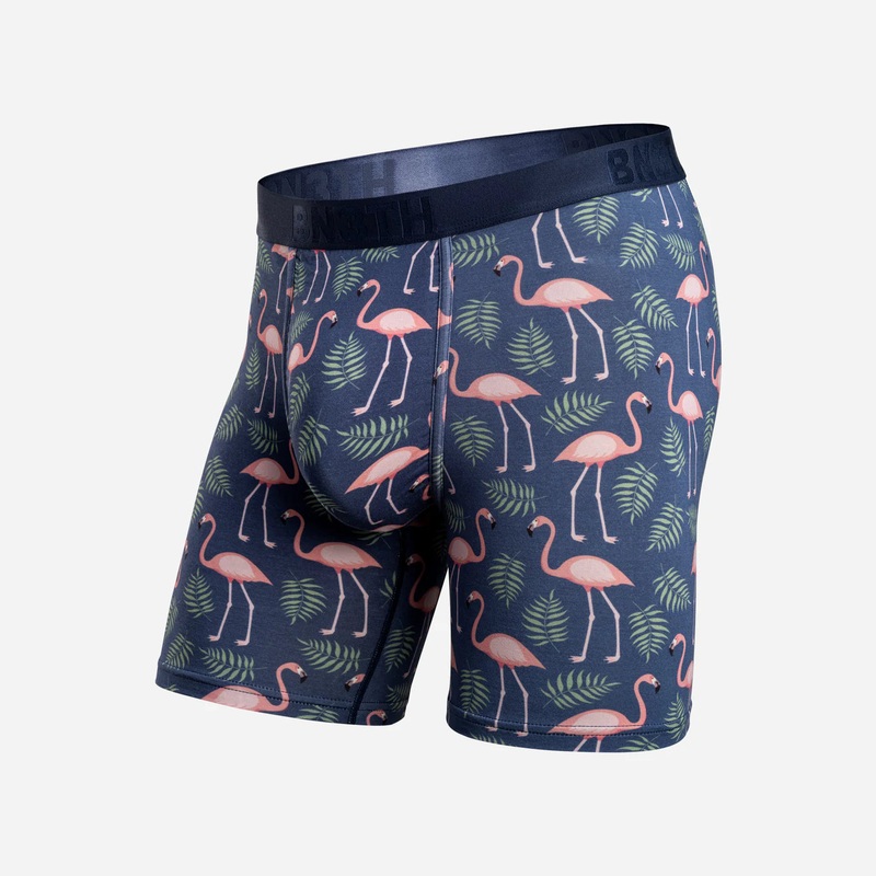 Classic Boxer Brief – Flamingos Navy