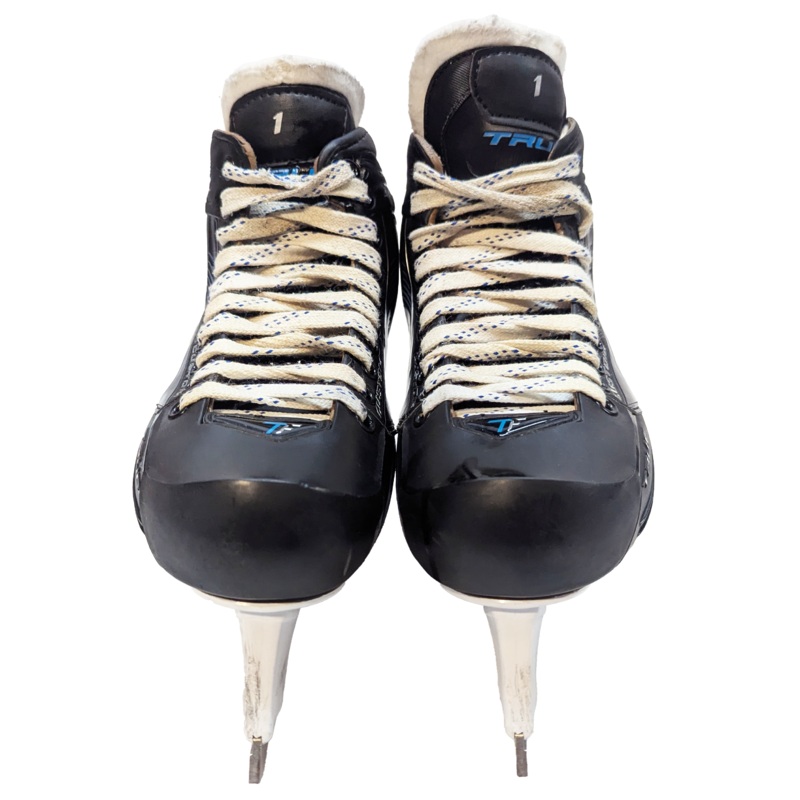 True Custom – Used NCAA Pro Stock Hockey Goalie Skate – Size 9