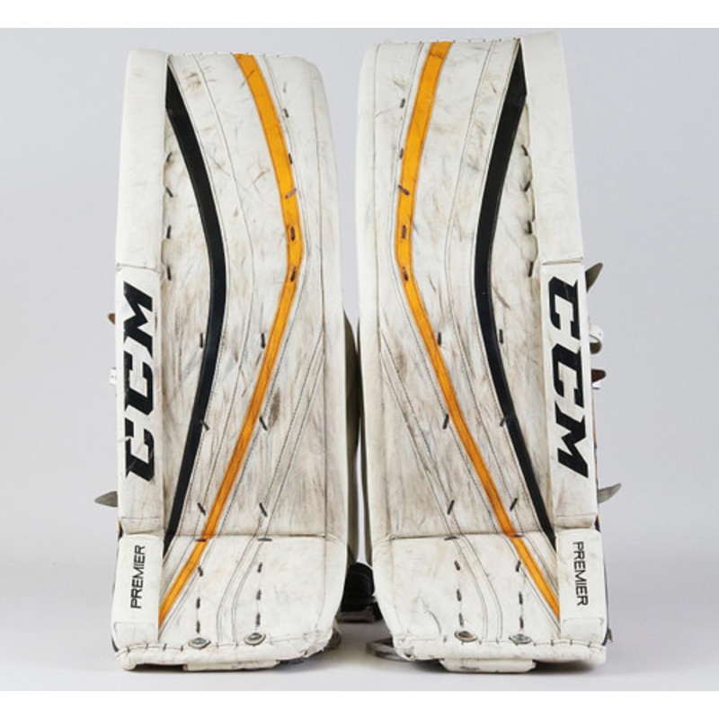 37 – CCM Premier White Pads – Green Bay Gamblers