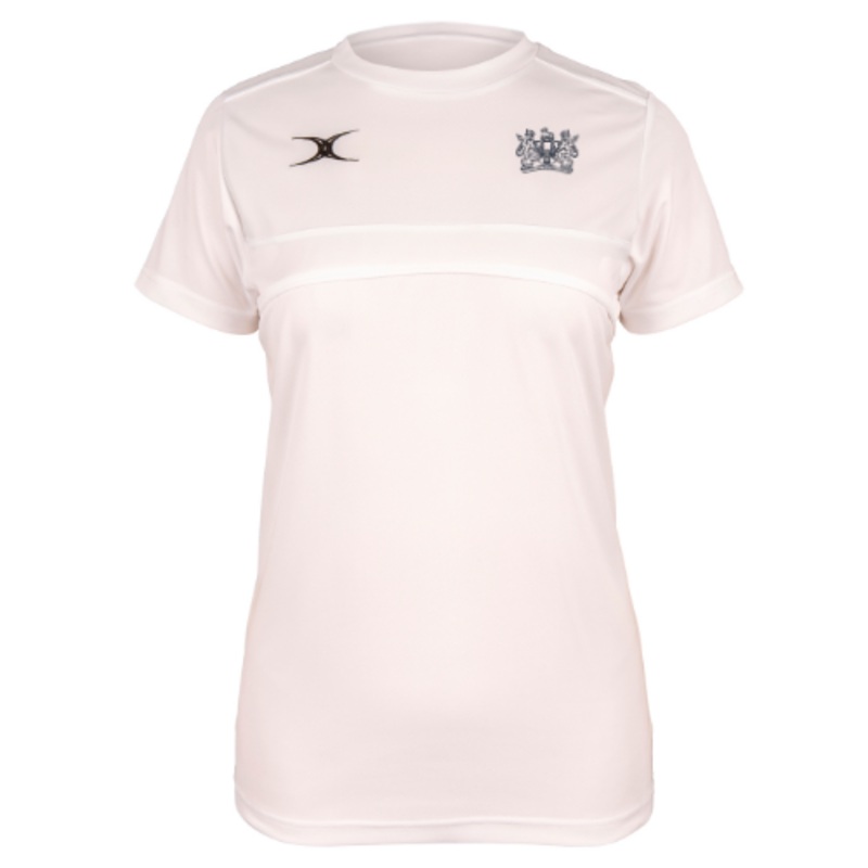 Bancroft’s School Adult’s White Photon II Short Sleeve T-Shirt-Senior