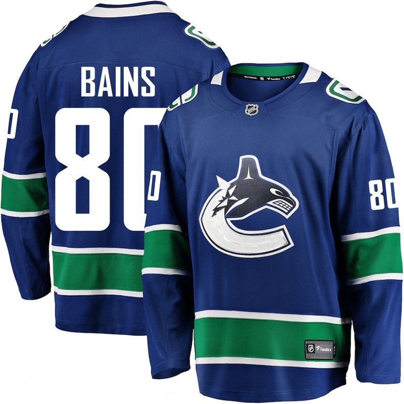 Fanatics Breakaway Senior Home Jersey – Vancouver Canucks Arshdeep Bains