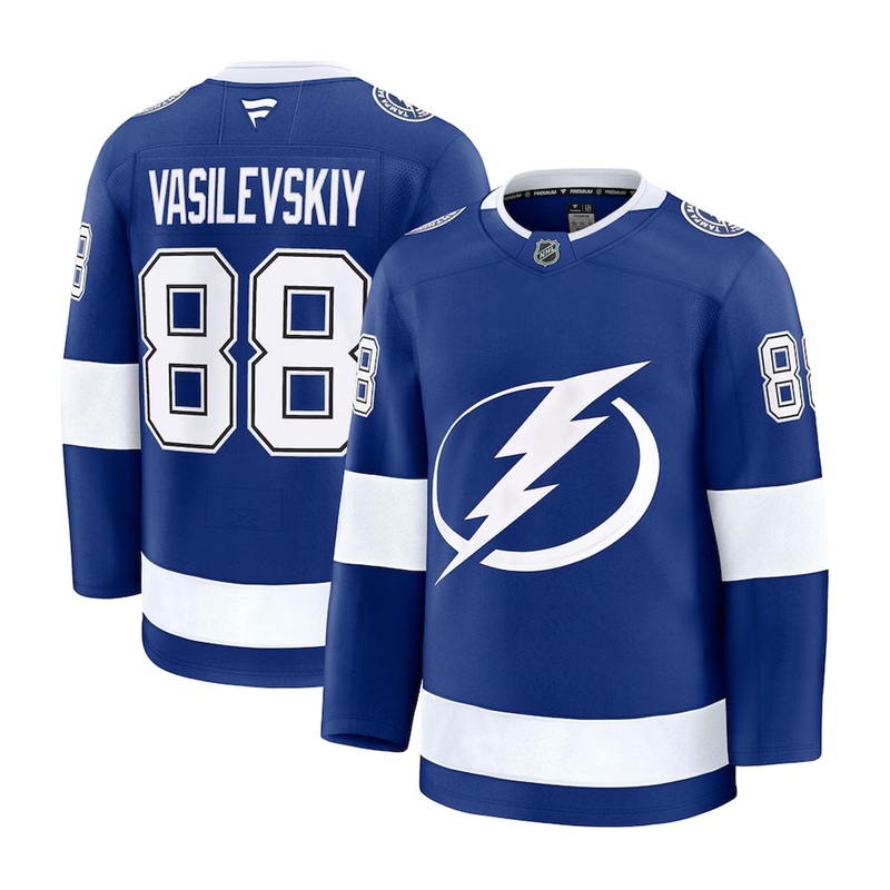 Fanatics Premium Senior Home Jersey – Tampa Bay Lightning Andrei Vasilevskiy
