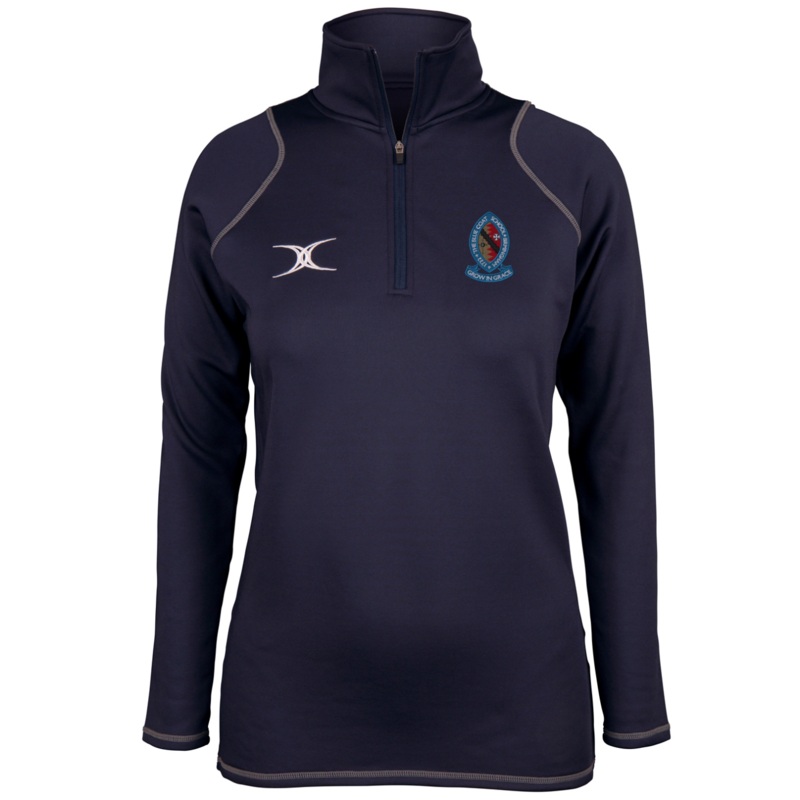 The Blue Coat School Women’s Dark Navy Quest Ladies 1/4 Zip Fleece