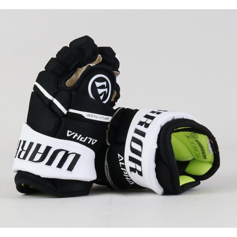 12 Warrior Alpha LX 20 Junior Black/White Gloves