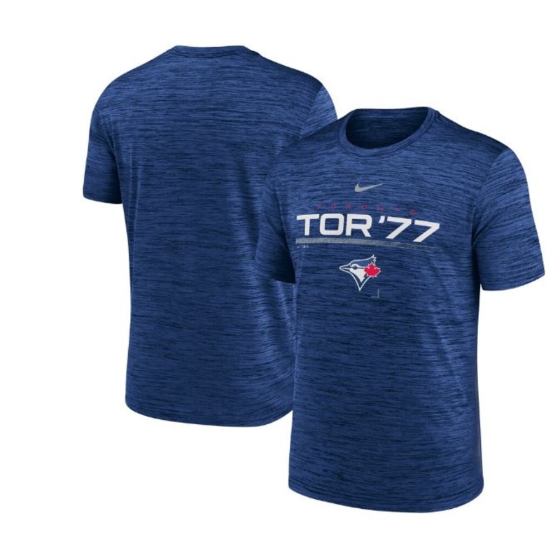 Toronto Blue Jays Men’s Royal Wordmark Velocity Performance Tee