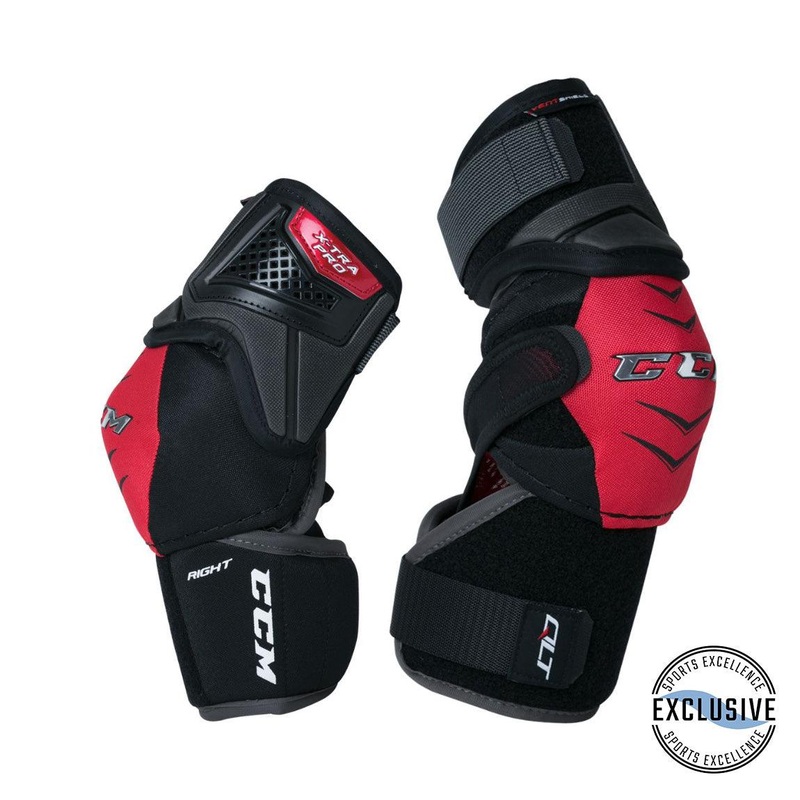 XTRA Pro Elbow Pads – Senior|S|M|L|Black/Black/White