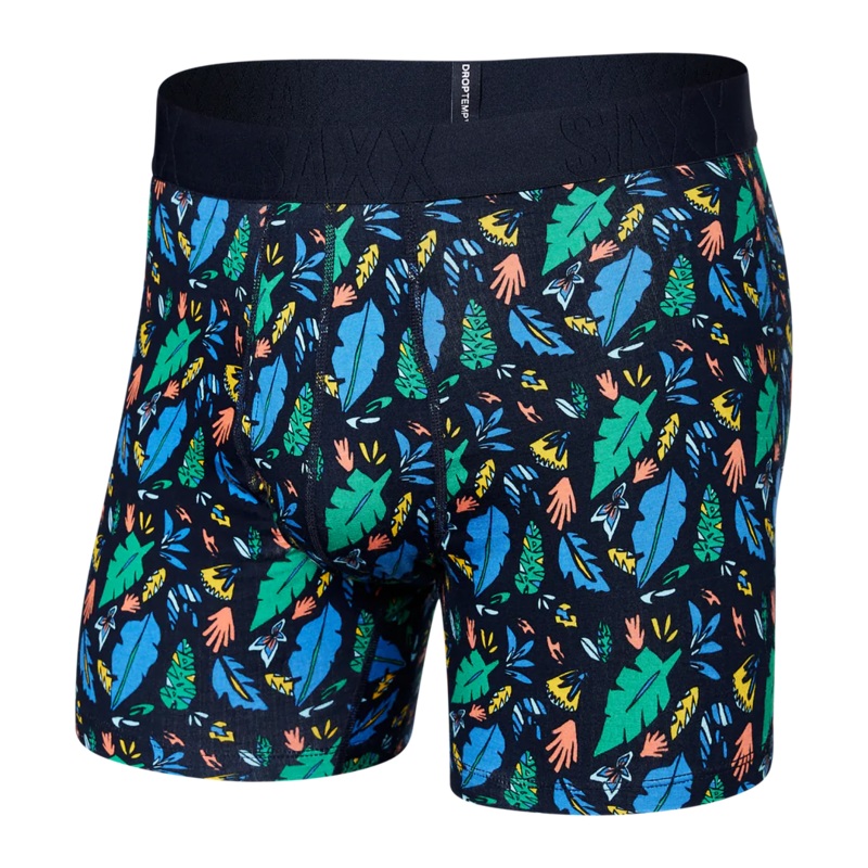 Droptemp Cooling Boxer Brief –  Pop Flora Blue