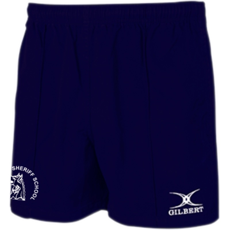 Lawrence Sheriff School Adult’s Dark Navy Shorts – Rugby (New) Caldecott
