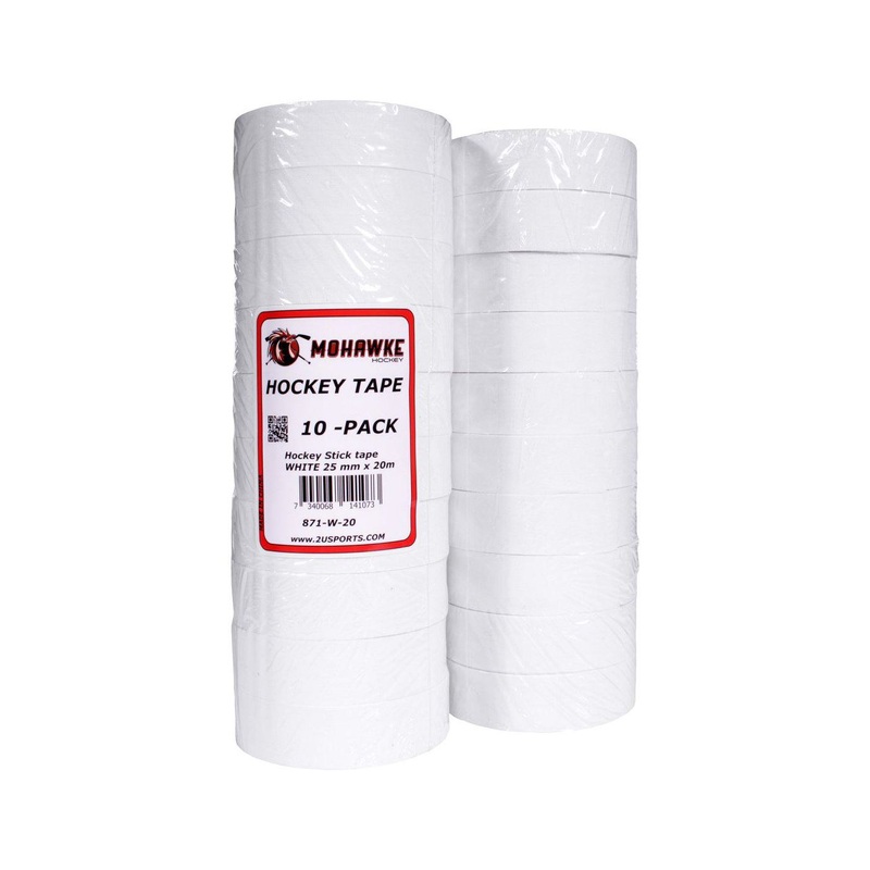 Mohawke Stick Tape 25 mm X 20 m 10-Pack White