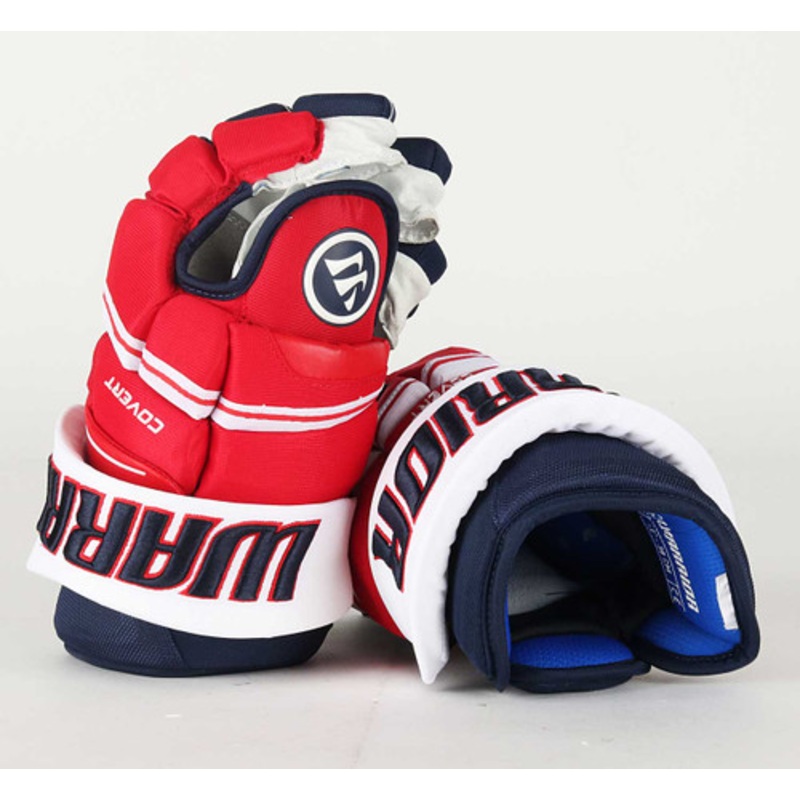15 Warrior Covert QRE Pro Gloves – Team Stock Washington Capitals #5