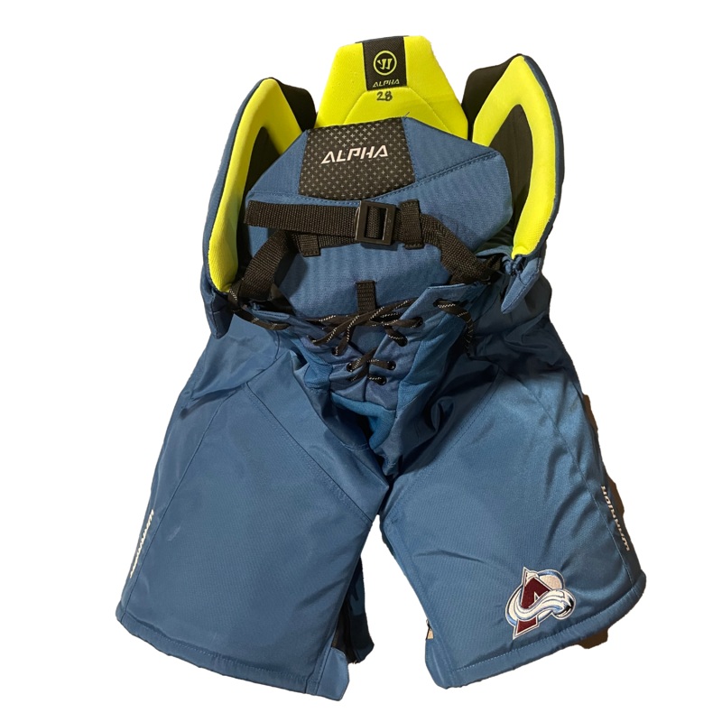Warrior Alpha – Used Pro Stock Hockey Pants – Colorado Avalanche (NHL)