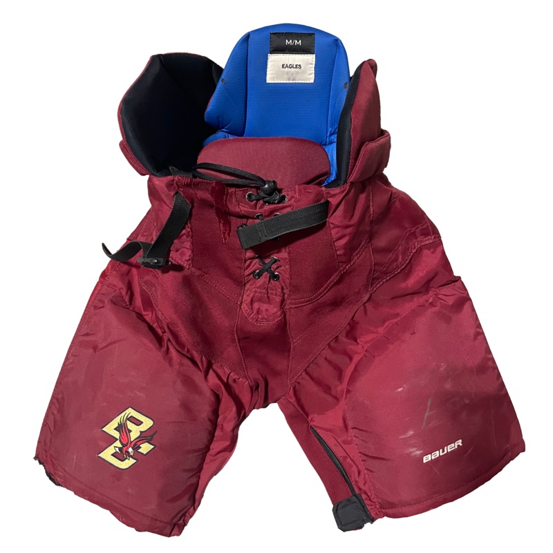 Bauer Nexus – Used NCAA Pro Stock Hockey Pants (Maroon)