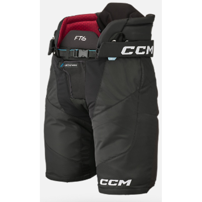 CCM JetSpeed FT6 Junior Pants|Small|Medium|Large|Red|Black|Navy