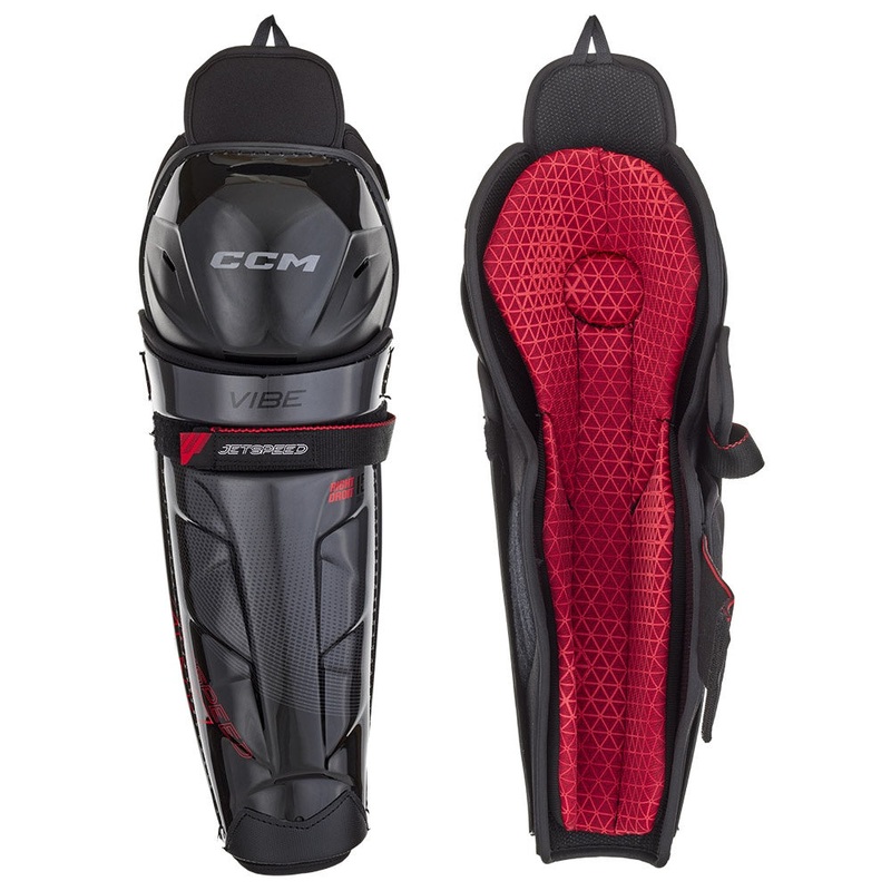 CCM Jetspeed Vibe 2025 Senior Ice Hockey Shin Guards