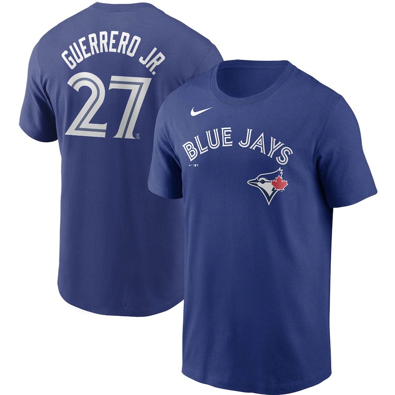 Name & Number Toronto Blue Jays Valdimir Guerrero Jr. Royal T-Shirt