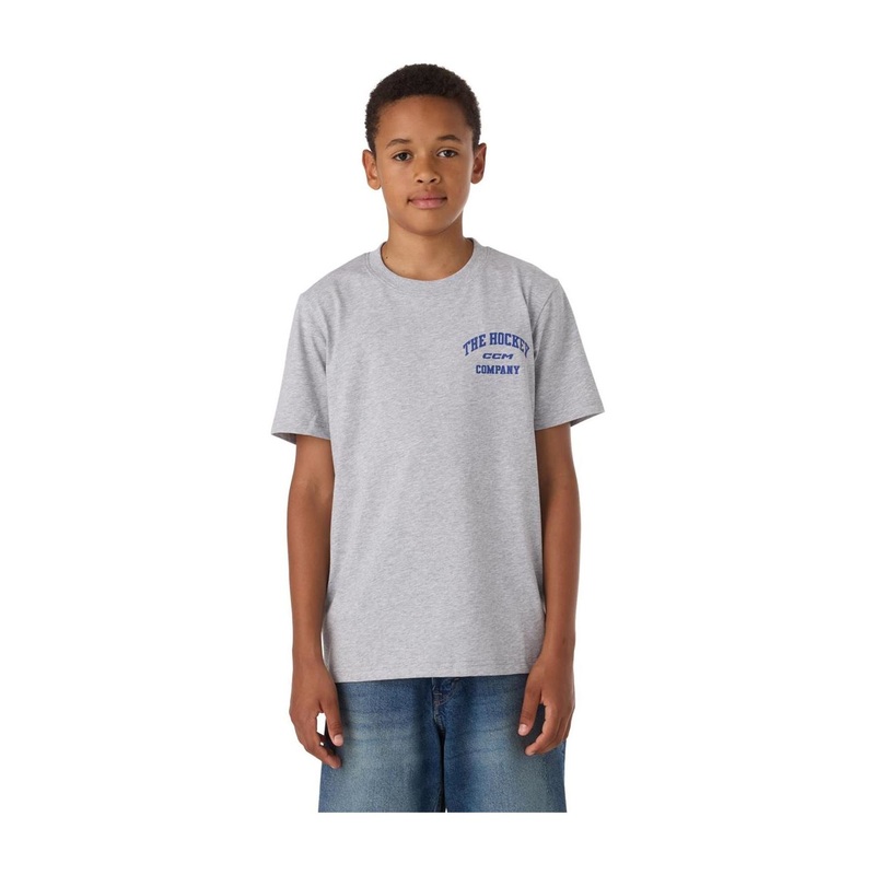 CCM T-Shirt Athleisure Jr Light Grey Melange