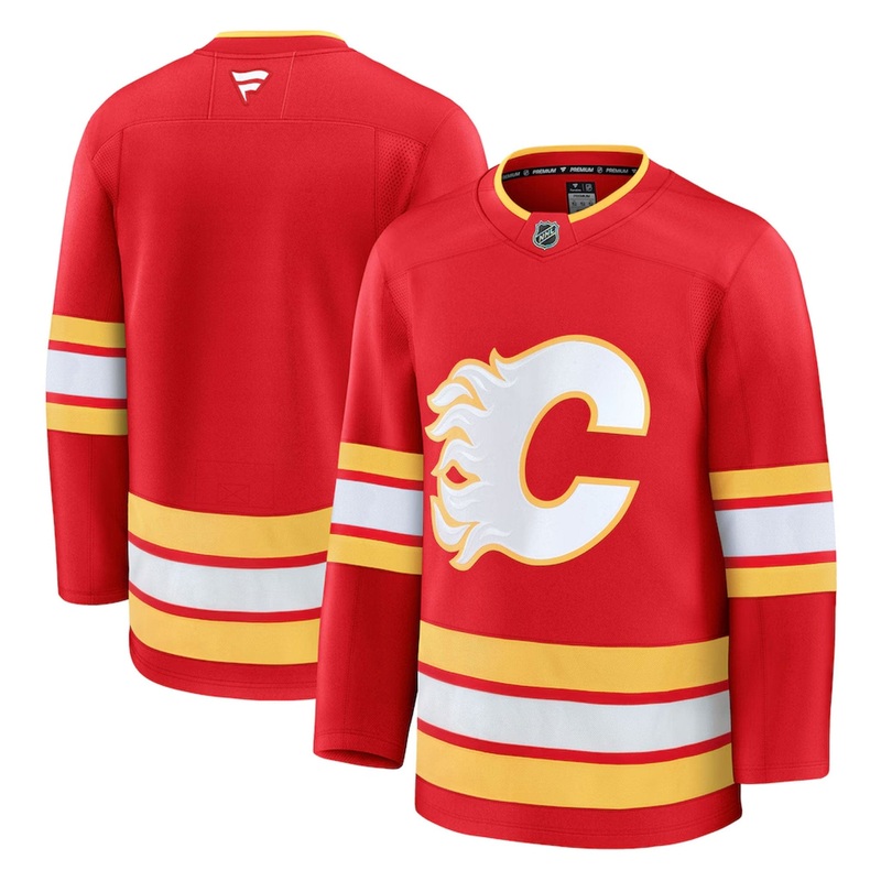 Fanatics Premium Senior Home Jersey – Calgary Flames