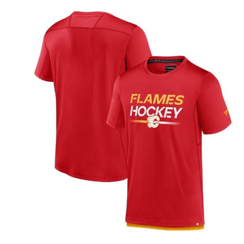 NHL Rink Tech T-Shirt Primary|CALGARY FLAMES|EDMONTON OILERS|MONTREAL CANADIENS|PITTSBURGH PENGUINS|SEATTLE KRAKEN|TORONTO MAPLE LEAFS|S|M|L|XL|XXL