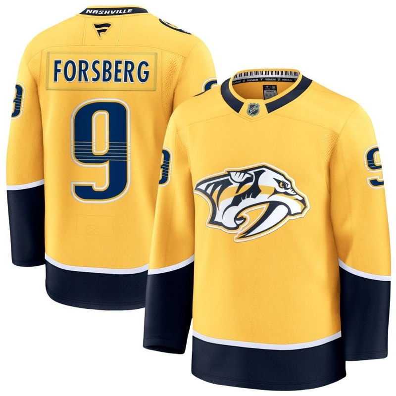 Fanatics Premium Senior Home Jersey – Nashville Predators Filip Forsberg