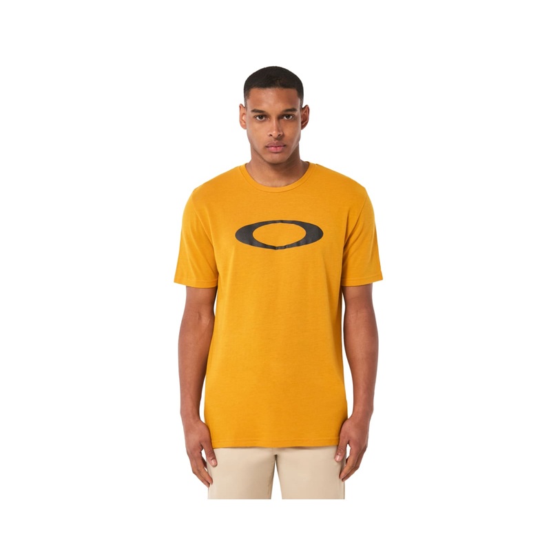 Men’s O-Bold Ellipse T-Shirt|BLACKOUT/AMBER YELLOW|BLACKOUT/LIGHT HEATHER|ATHLETIC HEATHER GREY|S|M|L|XL|XXL