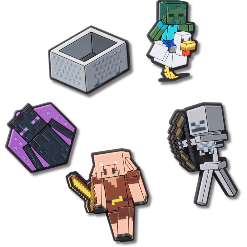 Crocs Minecraft Jibbitz Charms – 5 Pack