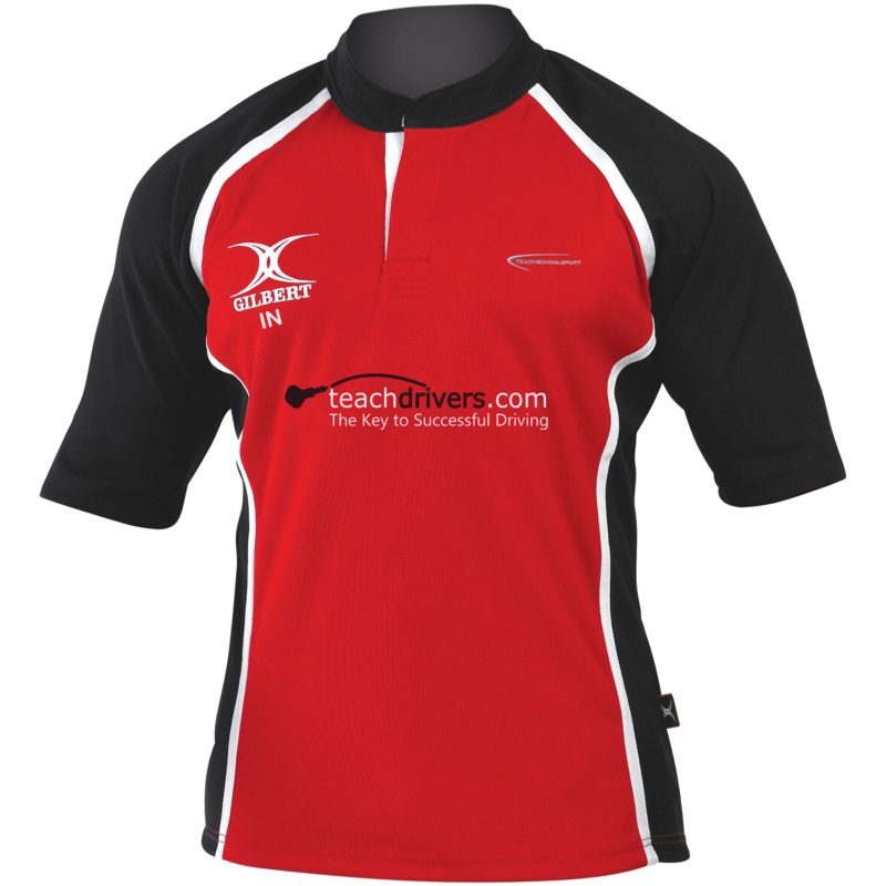 Teachschoolsport Child’s Red / Black Xact Two-Tone-Shirt