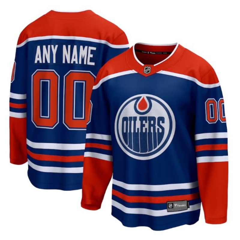 Customizable Edmonton Oilers Breakaway Jerseys