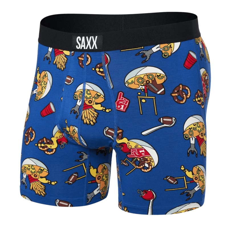 Saxx Ultra Boxers – Souper Bowl – Cobalt