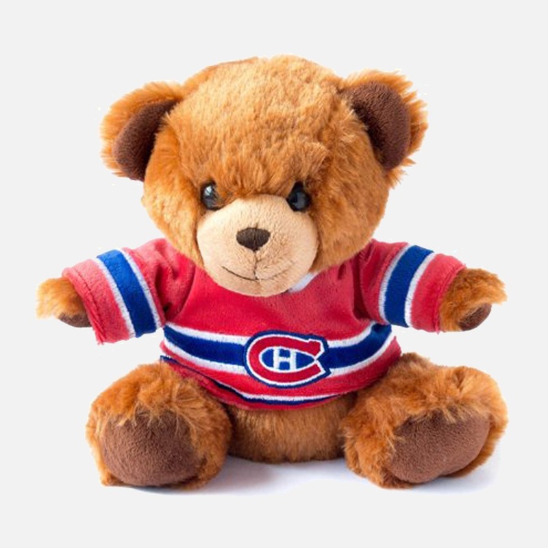 7.5 Seated Jersey Bear – NHL|BOSTON BRUINS|CALGARY FLAMES|CHICAGO BLACKHAWKS|EDMONTON OILERS|MONTREAL CANADIENS|OTTAWA SENATORS|PITTSBURGH PENGUINS|SEATTLE KRAKEN|TORONTO MAPLE LEAFS|VANCOUVER CANUCKS|WINNIPEG JETS