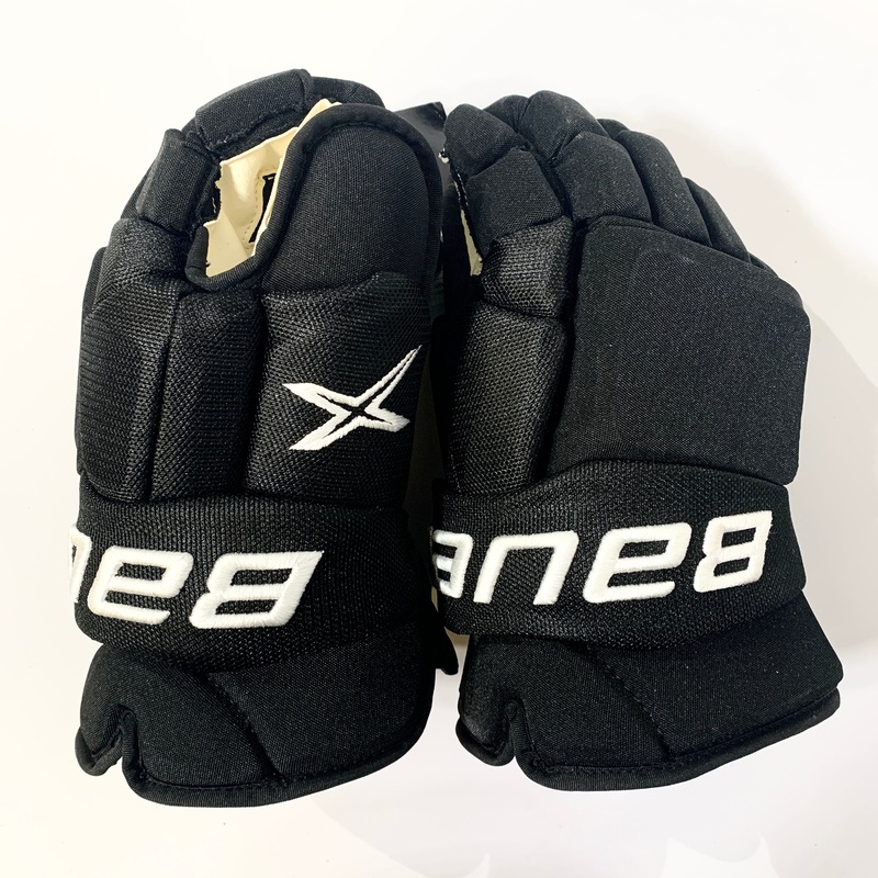 Bauer Vapor 2X Pro w/ Shot Blockers – NHL Pro Stock Glove – Philadelphia Flyers (Black/White)