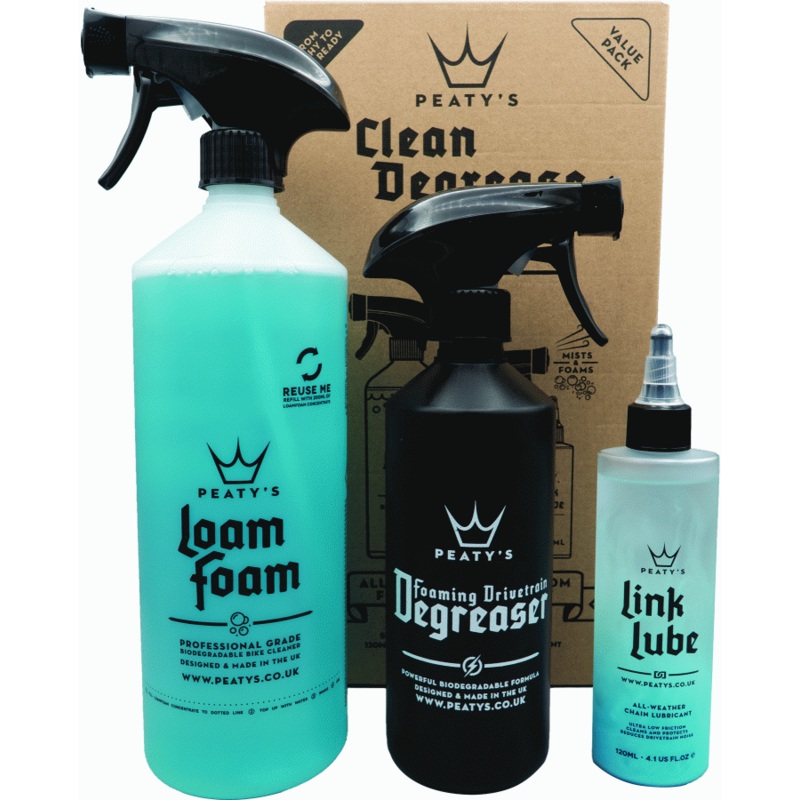 Peaty’s Cycling Clean Degrease and Lube Kit