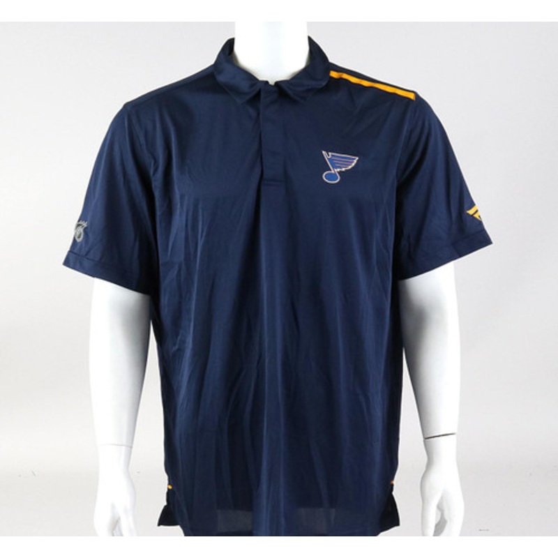 St. Louis Blues Medium Authentic Pro Short Sleeve Polo Shirt