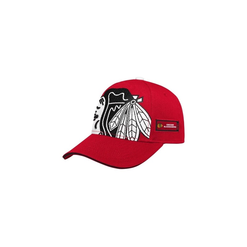 Outerstuff Cap Big-Face Precurved Jr Chicago Blackhawks