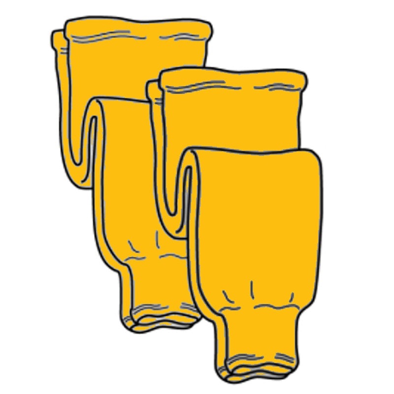 Pearsox Pro Weight Hockey Socks – Gold