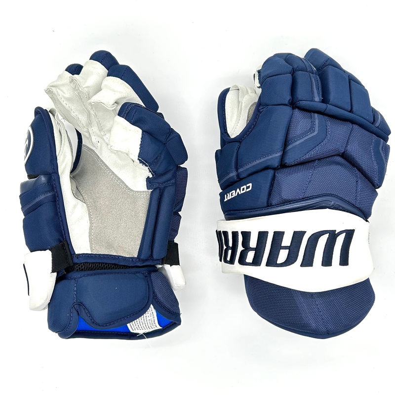 Warrior Covert QRE – Pro Stock Hockey Glove (Navy/White)