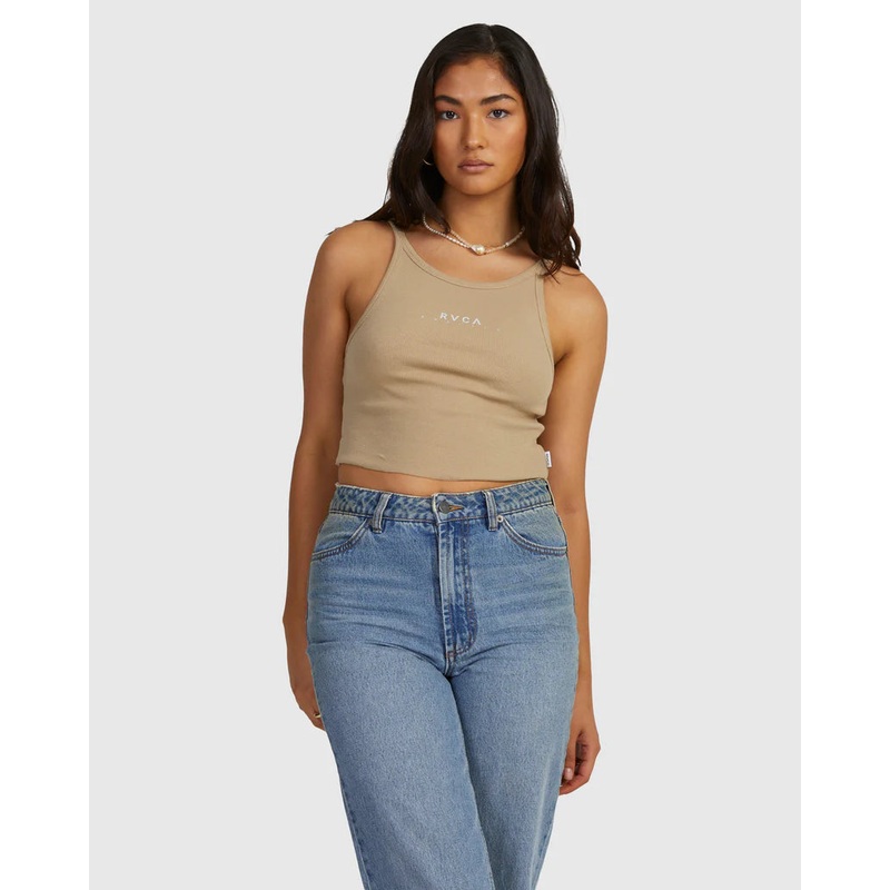 Women’s Haru Slide Tank Knit|KHAKI|S|M|L|XL