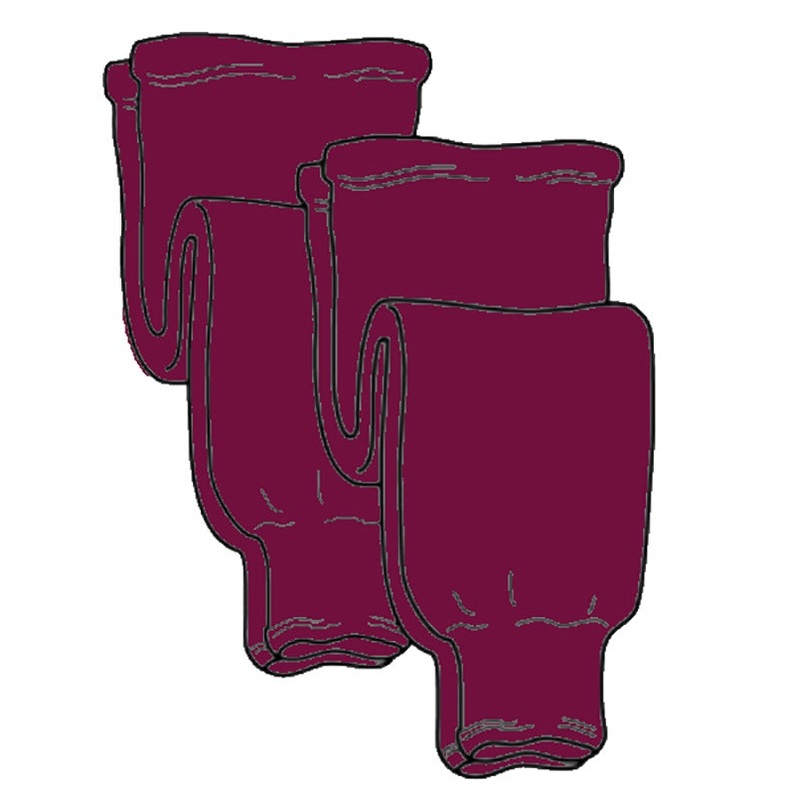 Pearsox Pro Weight Hockey Socks – Maroon