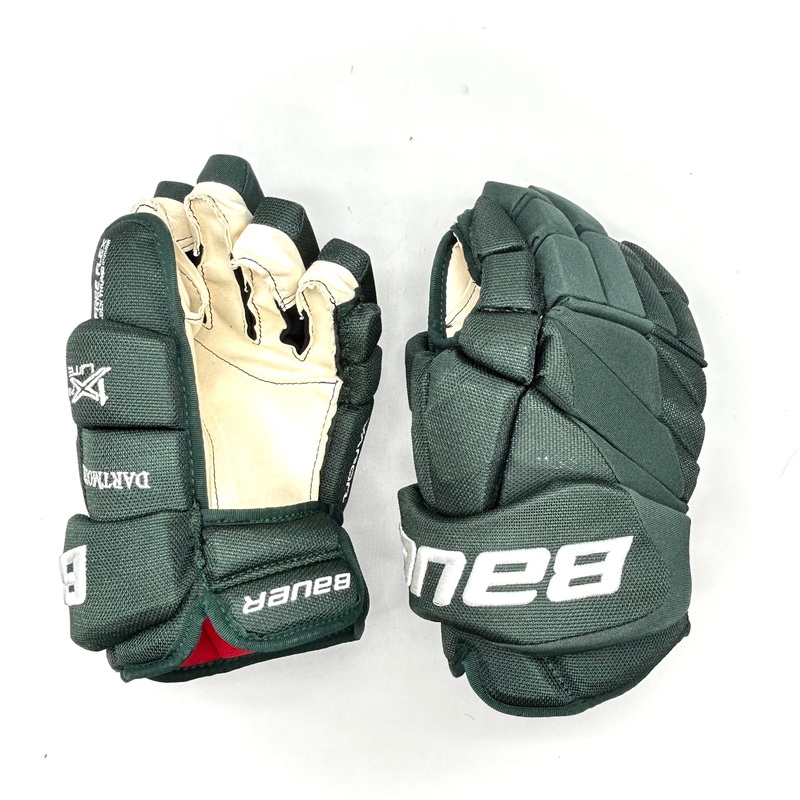 Bauer Vapor 1X Pro Lite – NCAA Pro Stock Hockey Gloves (Green)