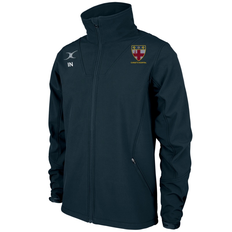Christ’s Hospital School Student Senior’s Dark Navy Pro Soft Shell Full Zip Jacket Football