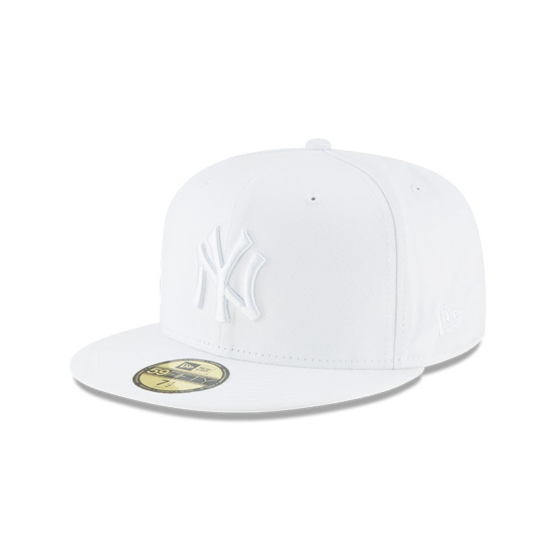 New York Yankees White/White 59FIFTY Fitted Hat