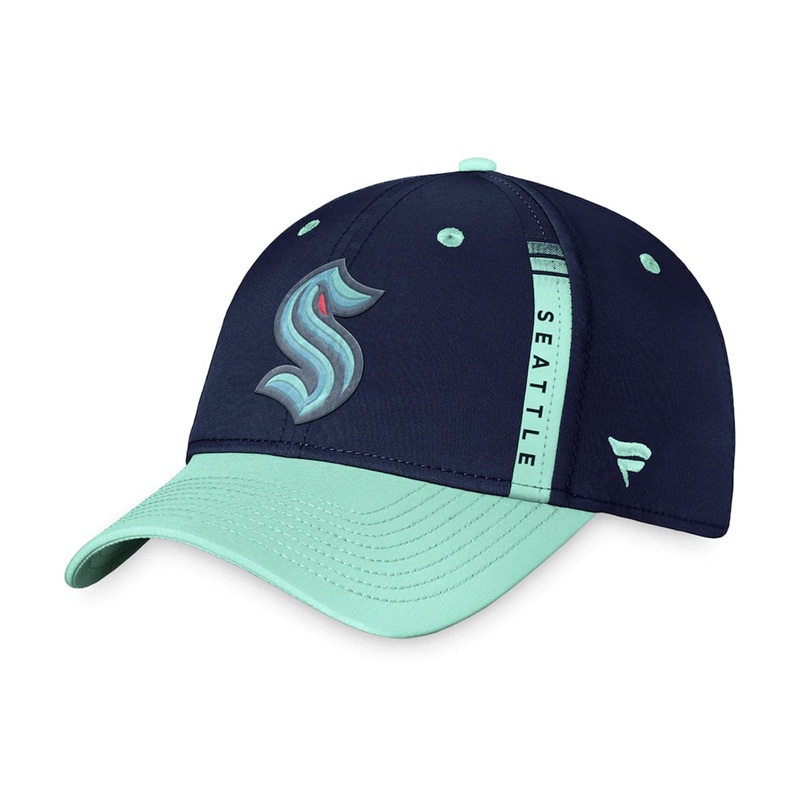 Seattle Kraken Fanatics Authentic Pro Draft Flexfit Hat